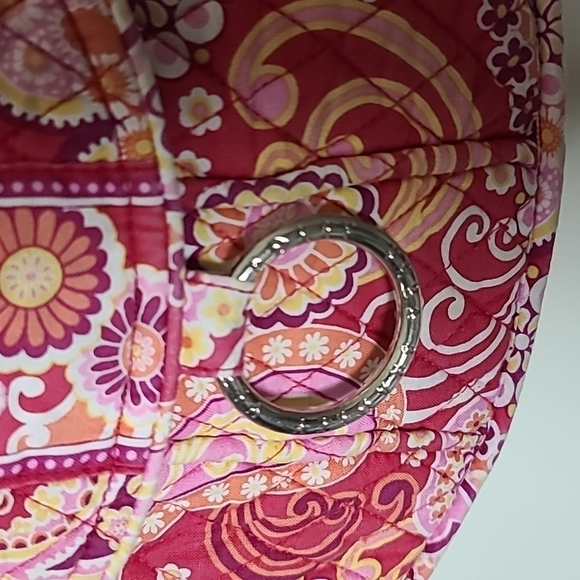 Vera Bradley pink paisley shoulder bag - Picture 3 of 9